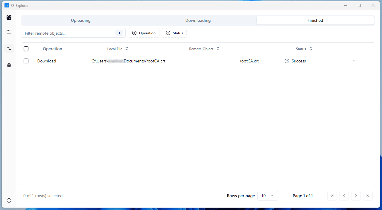 Tasks Management Page